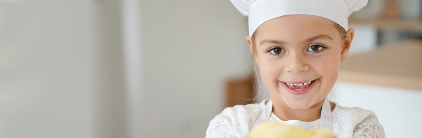 Cooking with Kids Banner