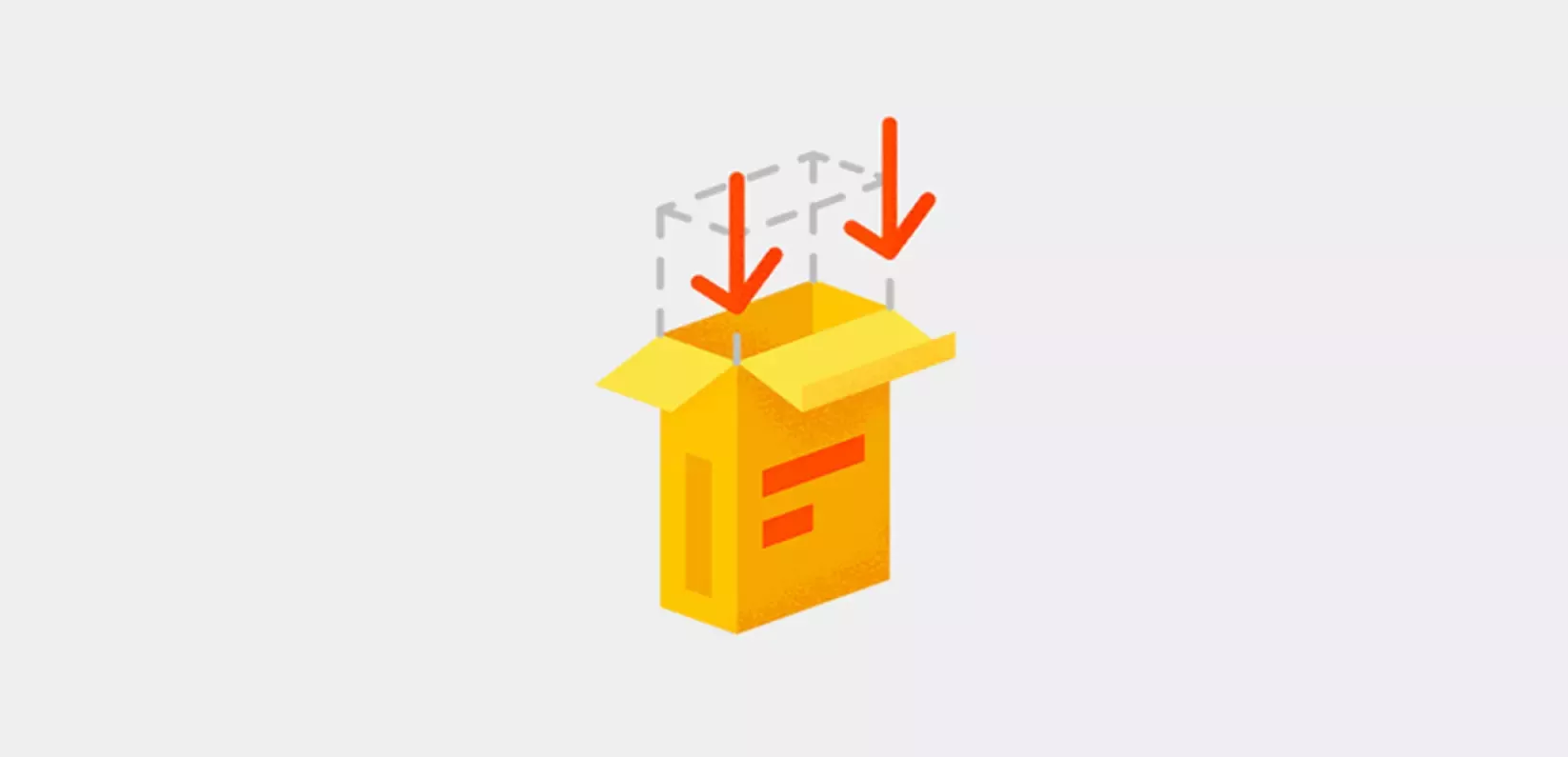 Säule 1 Verwendung von Verpackungsmaterial