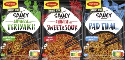 Maggi Magic Asia Saucy Noodles Trio