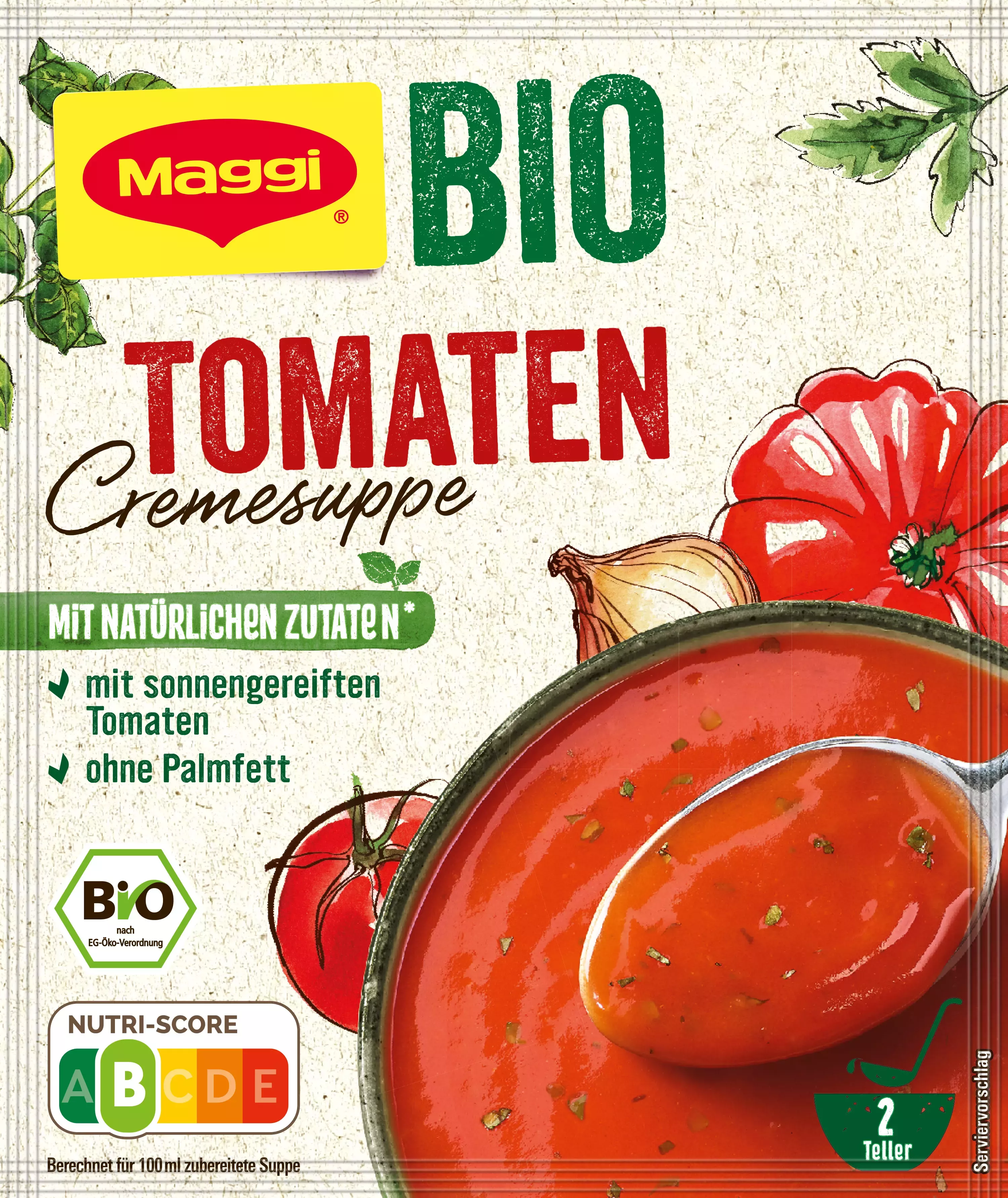 Bio-Tomaten-Cremesuppe
