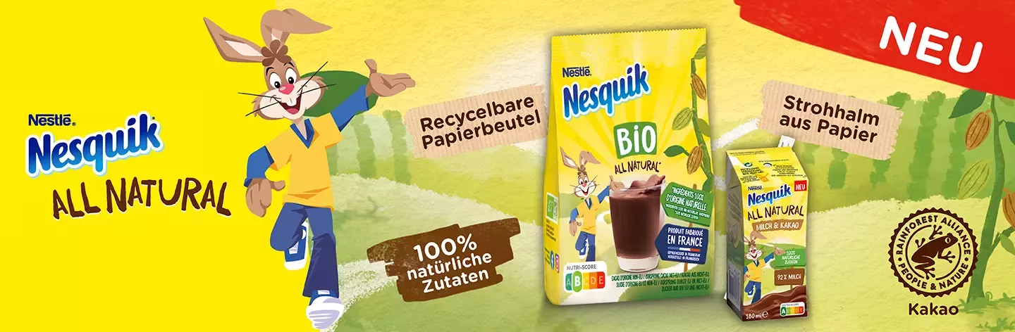 Nesquik All Natural Banne